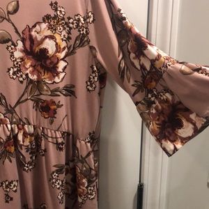 Floral babydoll top